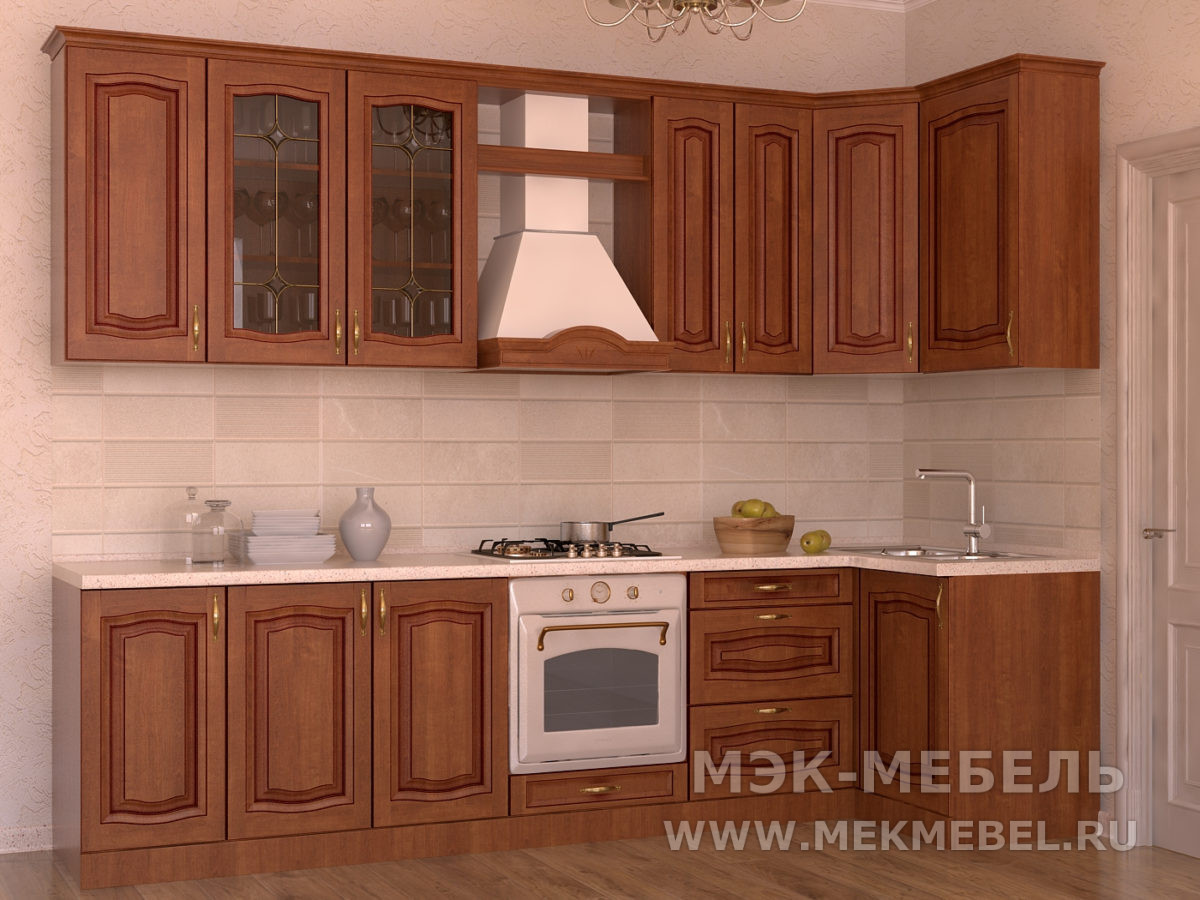 Кухни из массива дуба на заказ в Москве | «МЭК-МЕБЕЛЬ»
